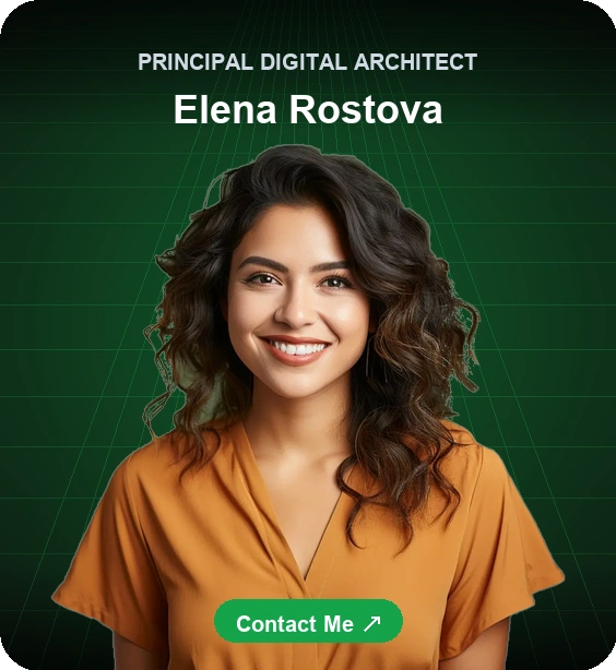 Elena Rostova - Principal Digital Architect at Tayvora Solutions